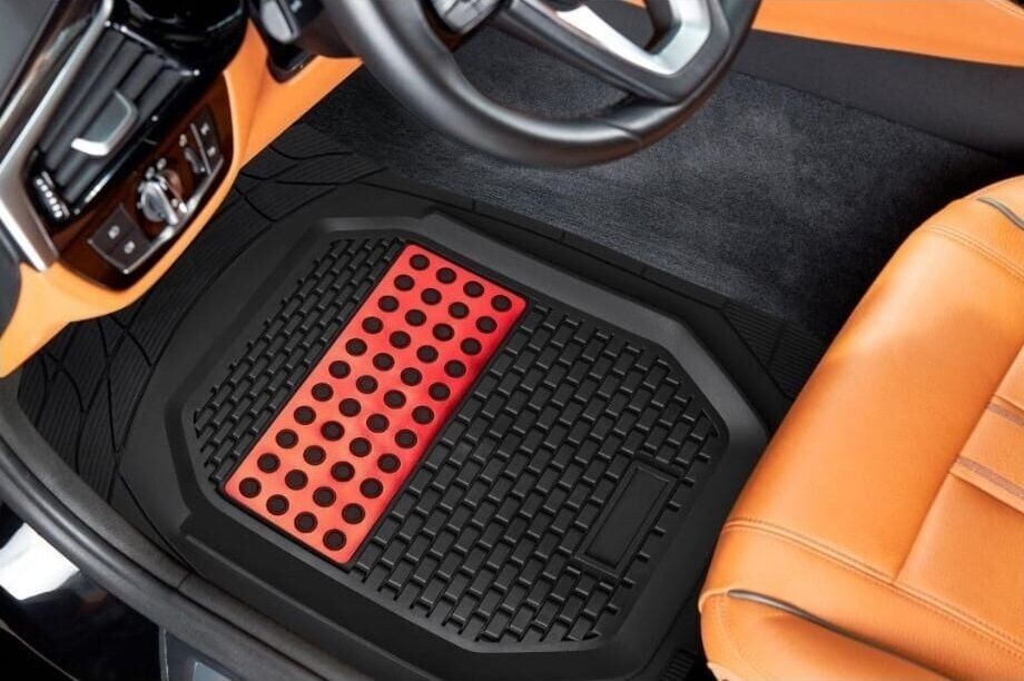 AUDİ Q7 2006-2007-2008-2009-2010-2011-2012-2013-2014-2015 EXTRA HAVUZLU KIRMIZI KROMLU KESİLEBİLİR KOKUSUZ SU GEÇİRMEZ OTO PASPAS